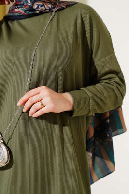 Fitilli İkili Takım Haki - Thumbnail