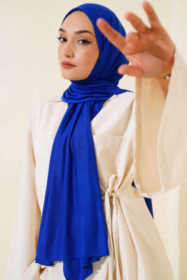 Pazarium - Basic Penye Şal Saks