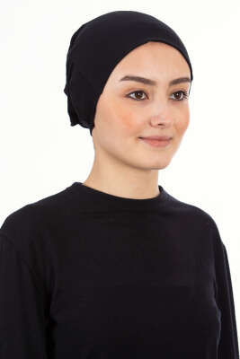 Pazarium - Geçmeli Bone Siyah