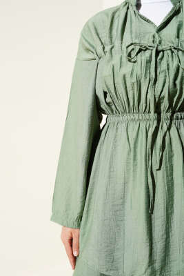 Bel Lastikli Tünelli İkili Takım Çağla Yeşili - Thumbnail