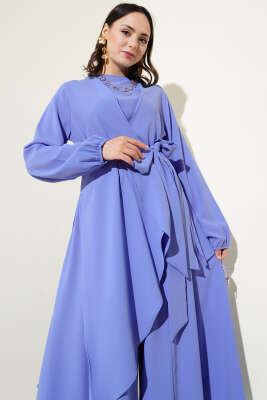 Bel Kuşaklı İkili Takım Morcivert - Thumbnail