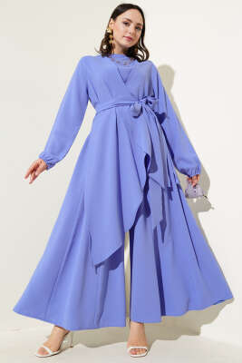 Bel Kuşaklı İkili Takım Morcivert - Thumbnail