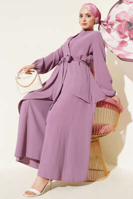 Bel Kuşaklı İkili Takım Magenta - Thumbnail