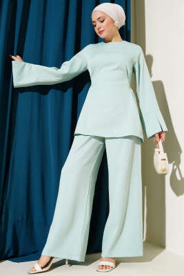 Pazarium - Kuşak Bağlamalı İkili Takım Mint