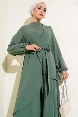 Bel Kuşaklı İkili Takım Haki - Thumbnail