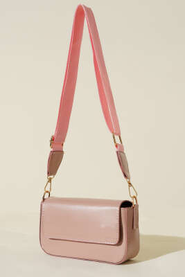 Pazarium - Tek Gözlü Mıknatıslı Kol Çantası Pudra