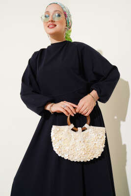 Basic Etekli İkili Takım Lacivert - Thumbnail