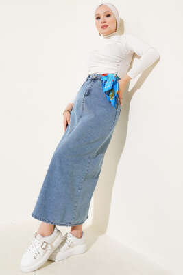 Cepli Kot Etek Kot Mavisi - Thumbnail