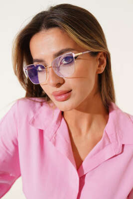 Evenos Serisi Gözlük Lila - Thumbnail