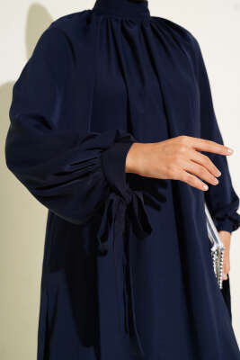 Kolları Bağlamalı İkili Takım Lacivert - Thumbnail