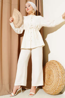 Pazarium - Brit Düğme Kaplamalı İkili Takım Taş