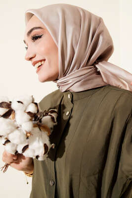 Degrade Twill Eşarp Latte - Thumbnail