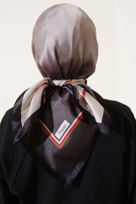 Degrade Twill Eşarp Bej - Thumbnail