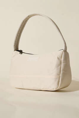 Born Charmps Baskılı Çanta Krem - Thumbnail