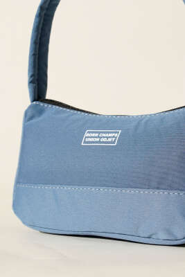 Born Charmps Baskılı Çanta Mavi - Thumbnail