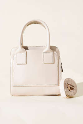 Kare Model Çanta Krem - Thumbnail