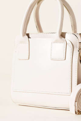 Kare Model Çanta Krem - Thumbnail