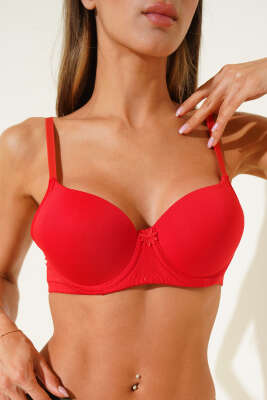 Desteksiz Mikro Sütyen Kırmızı - Thumbnail