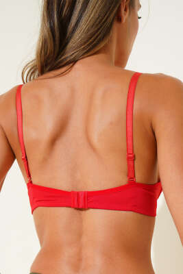 Desteksiz Mikro Sütyen Kırmızı - Thumbnail