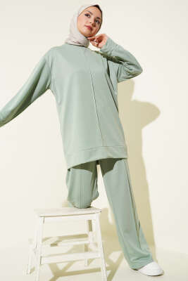 Pazarium - Önü Çımalı Basic İkili Takım Çağla Yeşili