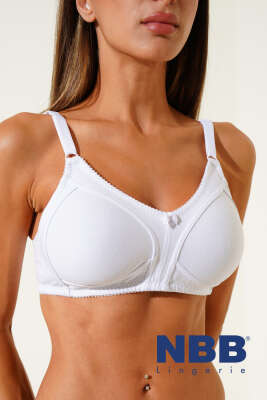 Pazarium - NBB Penye Sütyen Beyaz