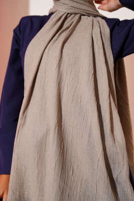 Organik Bambu Kraş Şal Kül - Thumbnail