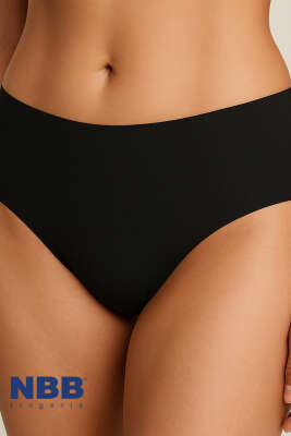 Pazarium - NBB Lazer Kesim Dikişsiz Külot Siyah
