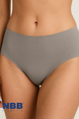 Pazarium - NBB Lazer Kesim Dikişsiz Külot Vizon