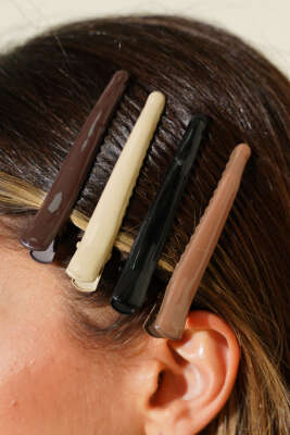 Oval 4'lü Pens Toka Asorti - Thumbnail