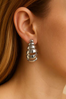 Damla Küpe Gümüş - Thumbnail