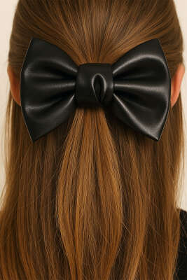 Pazarium - Deri Fiyonk Toka Siyah