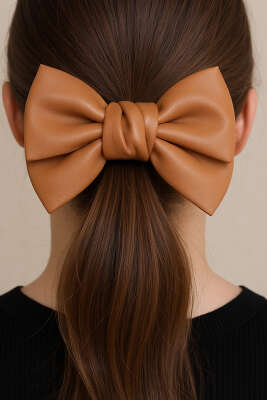 Deri Fiyonk Toka Camel - Thumbnail