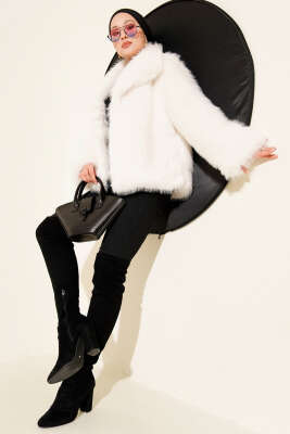 Pazarium - Astarlı Lolita Kürk Ekru