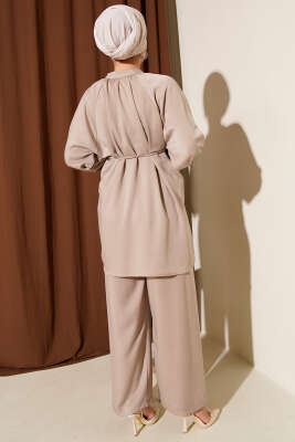 Bilek Tünelli Brit Düğmeli İkili Takım Taş - Thumbnail