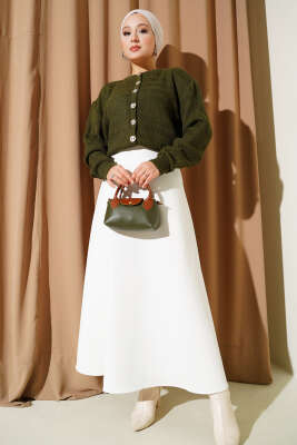 Scuba Mevlana Etek Ekru - Thumbnail