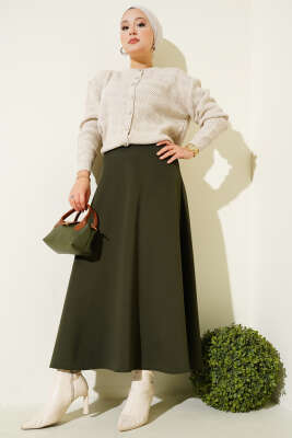 Scuba Mevlana Etek Haki - Thumbnail