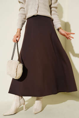 Scuba Mevlana Etek Kahve - Thumbnail