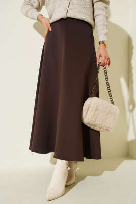 Scuba Mevlana Etek Kahve - Thumbnail