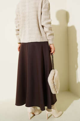 Scuba Mevlana Etek Kahve - Thumbnail