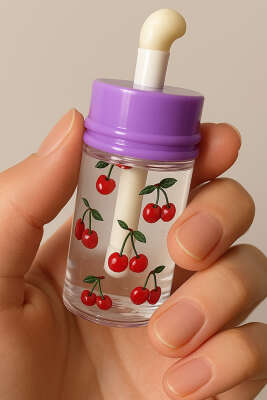 Pazarium - Meyve Desenli Dudak Nemlendiricisi Kiraz