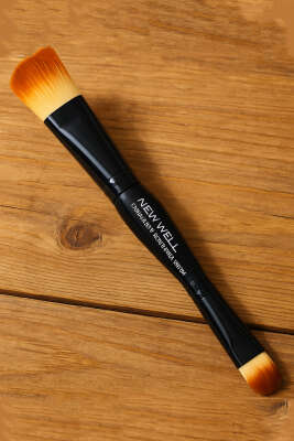 Pazarium - Çok Amaçlı Concealer ve Fondöten Fırçası Siyah