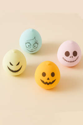 Pazarium - 4'lü Halloween Temalı Makyaj Süngeri Asorti 1