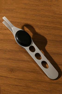 Pazarium - Kesik Uçlu Profesyonel Gümüş Cımbız Platin