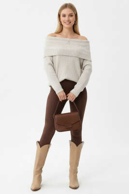 Madonna Yaka Triko Kazak Taş - Thumbnail