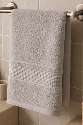 Pazarium - Betüş El Havlusu Gri