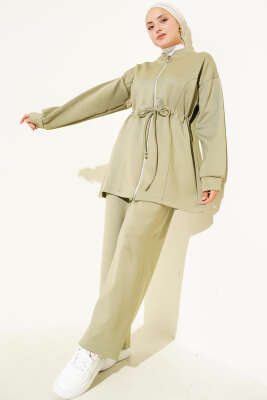 Pazarium - Bel Tünelli Scuba İkili Takım Çağla Yeşili