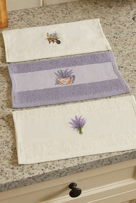 Pazarium - Dijital Baskılı 3'lü Mutfak Havlu Seti Asorti 1