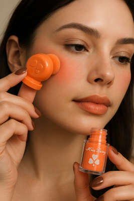 Pazarium - Krem Allık Şeftali