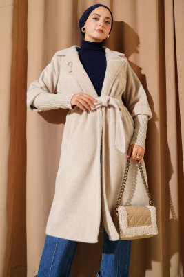Goldfox Kol Ribanalı Kaban Bej - Thumbnail