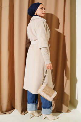 Goldfox Kol Ribanalı Kaban Bej - Thumbnail